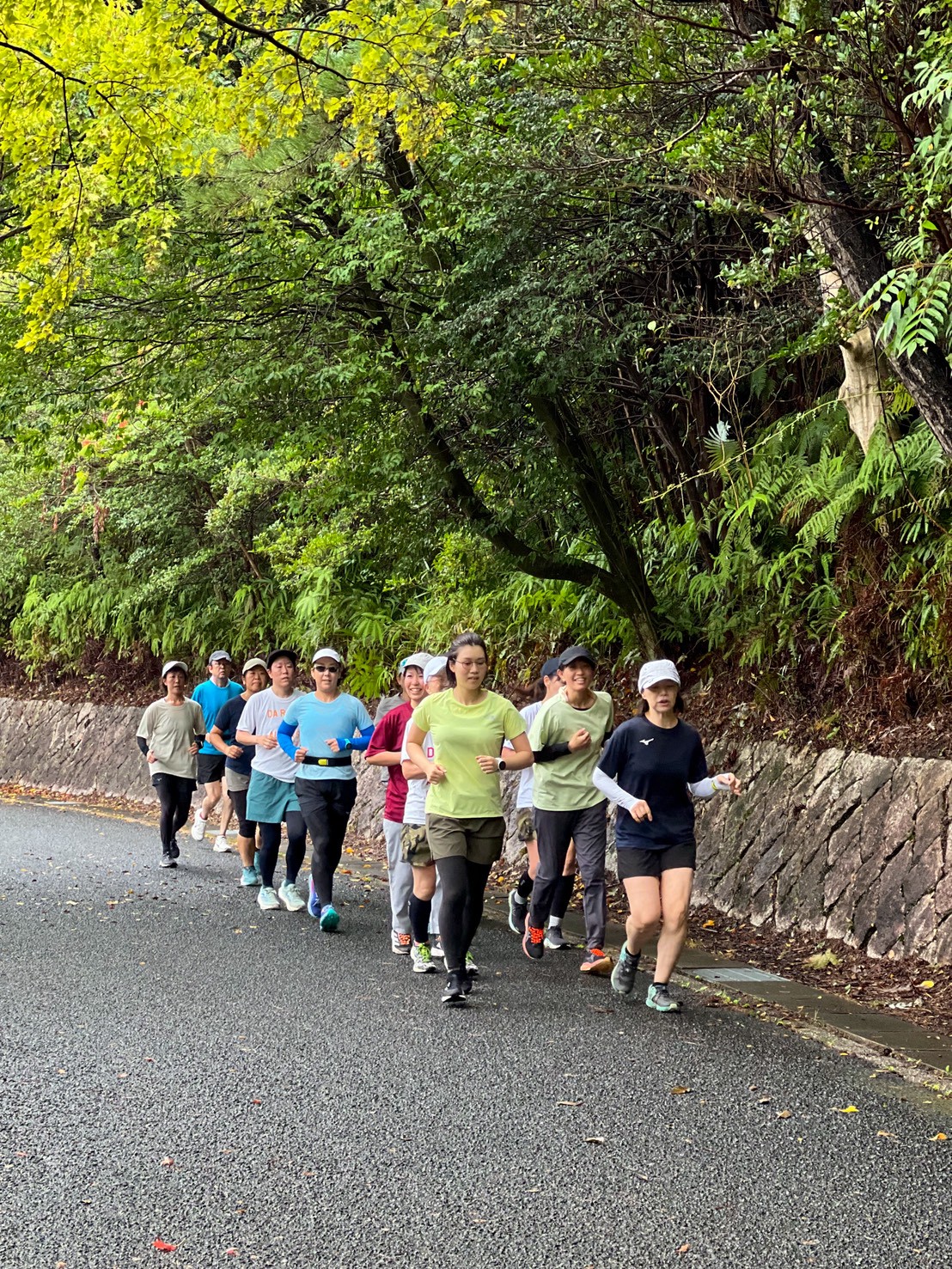 マラソントレーニング平和公園120分走